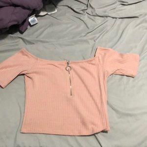 A top blush pink color
